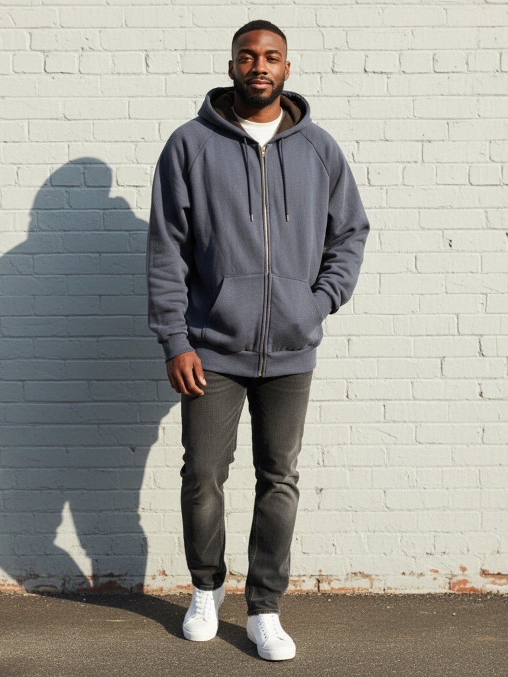 Northwest Territory Navy Blue Heavyweight Zip Hoodie XL